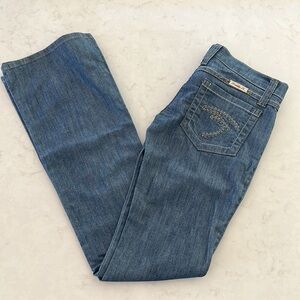 NEW RARE Frankie B. Low Rise Bootcut Denim Jeans Y2K in Blue Chip size 4